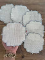 SARRA 15x15 GÜMÜŞ SUNUM PEÇETESİ - V2